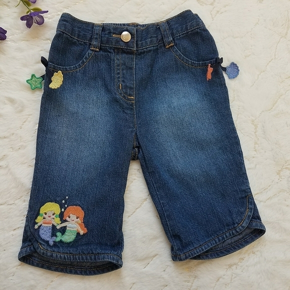Gymboree Mermaid Denim Pants - Picture 1 of 8